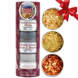 Gustus Vitae Pizza Night House Favorite Seasonings Gift Pack - Set of 3
