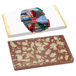 1 lb Belgian Chocolate Bar with Crushed Potato Chip Topping