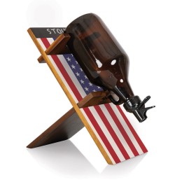 Growler Stand with Glass Growler - 64 oz. (Custom)