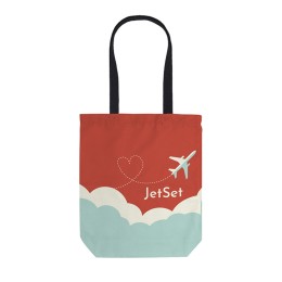 Recycled Gussetted Canvas Tote - Dye Sublimated