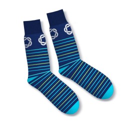 Custom Knit Premium Cotton Dress Sock - Crew