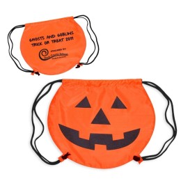 Pumpkin Halloween Drawstring Backpack
