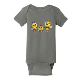 Rabbit Skins™ Infant Baby Rib Bodysuit Onesie - Short Sleeve