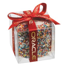Rainbow Sprinkled Oreos® with Printed Logo Favor Box - 3 pc