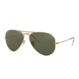 Ray-Ban® Aviator Polarized Sunglasses - Unisex (Size 55)