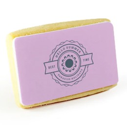 Rectangle Mini Shortbread Logo Cookies - Iced Print