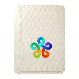 Made*Here New York Basketweave Cotton Blanket