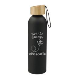 Ryze Aluminum Sports Water Bottle with FSC® Bamboo Lid - 22 oz.