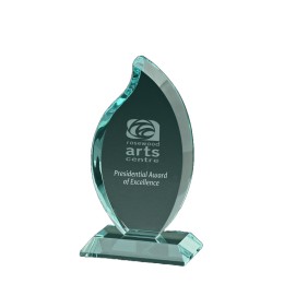 Ember Jade Glass Award - Medium