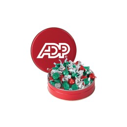 Hershey's® Holiday Kisses in Custom Tin (Choose Size)