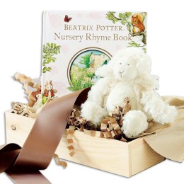 Olive & Cocoa® Nursery Rhymes and Musical Lamb New Baby Gift Crate