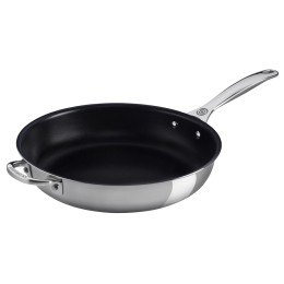 Le Creuset 3-Ply Plus Frying Pan 32 Cm - Silver (UK/EU)