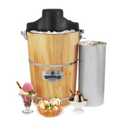 Gourmet Old Fashioned Bucket Ice Cream Maker - 6qt