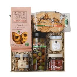 Tasty Ribbon Snack the Italian Way Gift Box