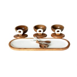 Jeanne Fitz Dipping Bowls with Charcuterie Utensils - Set of 3