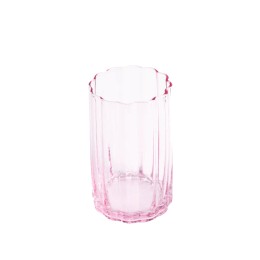 Jeanne Fitz Scalloped Rim Fluted Tall Tumbler Glass - Set of 4