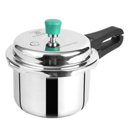 The Indus Valley Tri-Ply Ss Outer Lid Pressure Cooker - 3L  (India Only)