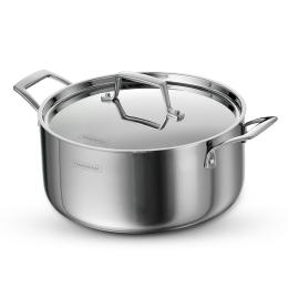 Tramontina Triply Aeoin Casserole w/Stainless Lid - 24cm (India Only)
