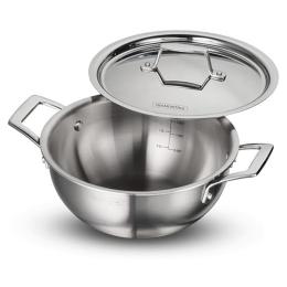 Tramontina Triply Aeoin Kadai w/Stainless Lid - 24cm (India Only)