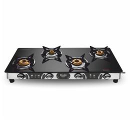 Preethi Blue Flame Jumbo Max 4 Burner Glass Top Gas Stove - Gts 118 (India Only)