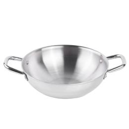 The Indus Valley Triply Stainless Steel Kadai - 24cm (India Only)
