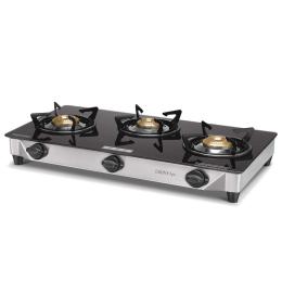 Usha Ebony Neo Eb-3003 Ss 3B Glass Cooktop (India Only)