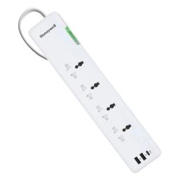 Honeywell 4 Out Surge Protector Pd With 2 Usb - 20W (India Only)