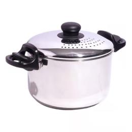 The Indus Valley Stainless Steel Strainer Pot - 19cm (India Only)