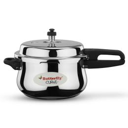 Butterfly Curve Outer Lid Ss Pressure Cooker - 5.5L (India Only)