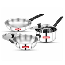 Butterfly Classic Stainless Steel Cookware Set - 5 pcs (India Only)