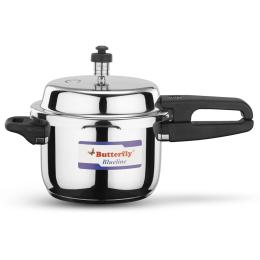 Butterfly Blue Line Stainless Steel Pressure Cooker - 3L (India Only)