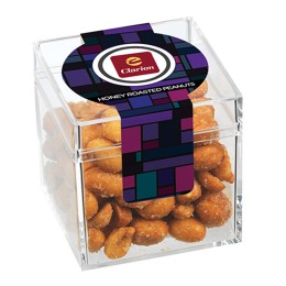 Honey Roasted Peanuts Custom Candy Cube - 4.5 oz