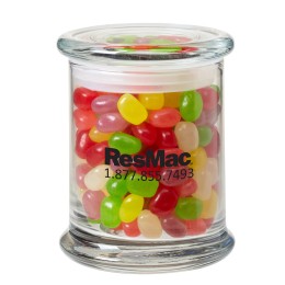 Assorted Jelly Beans in Custom Candy Jar (Choose Size)
