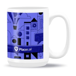 White Ceramic Coffee Mug - 15 oz.