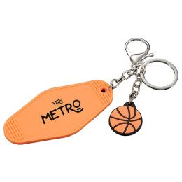 Basketball Motel Keychain