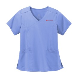 Wink® Premiere Flex™ Mock Wrap Scrubs Top - Women’s