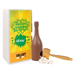 Chocolate Smash Bottle with Champagne Bubbles Food Gift