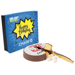 Chocolate Smash Cake w/ Birthday Cake Bites Food Gift