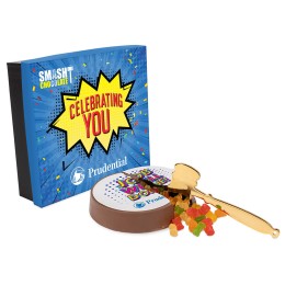 Chocolate Smash Cake w/ Gummy Bears Food Gift