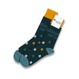 Custom Knit Organic Cotton Sock - Crew - Indivumed