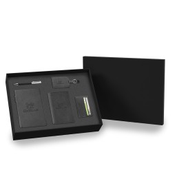 Toscano Leather Travel Essentials Kit - 5pc