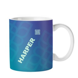 White Ceramic Coffee Mug - 11 oz.