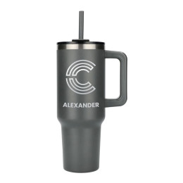 Vacuum Insulated Eco Tumbler With Straw - 40 oz.