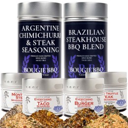 Gustus Vitae Steak Lovers - Best For Beef 6 Pack Seasoning Collection