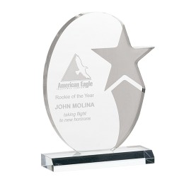 Etched Star Acrylic Award