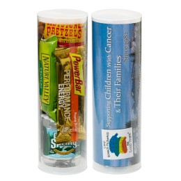 Hit the Trail Healthy Snacks & Water Gift Tube - Small