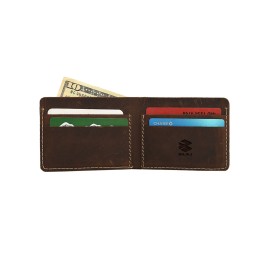 Straight Cut Leather Bifold Wallet (Custom)