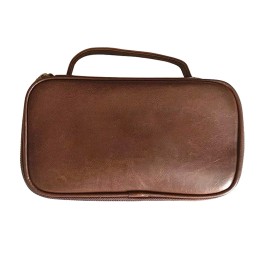 Vegan Leather Traveling Dopp Kit - Bown