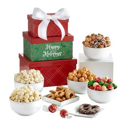 Happy Holidays 3 Box Gift Tower