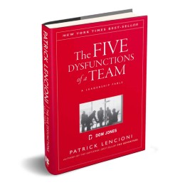 The Five Dysfunctions of a Team (A Leadership Fable, 20th Anniversary Edition) -  Hardcover Book